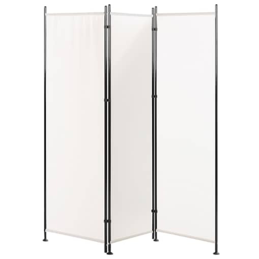 3-panelowy składany parawan pokojowy 160 x 170 cm biały NARNI