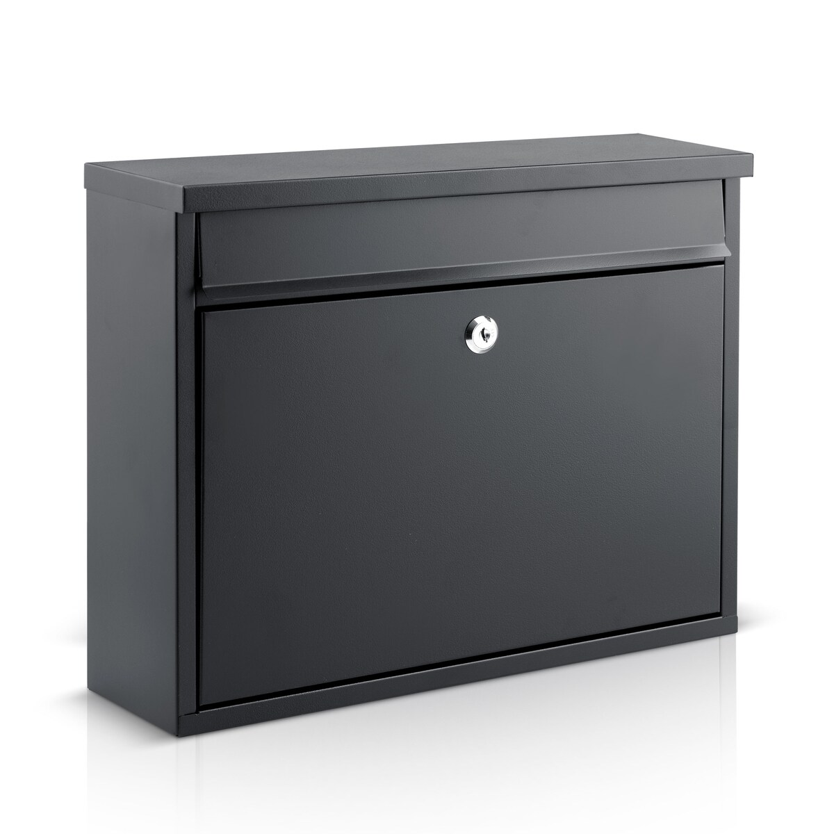 Skrzynka na listy Humberg pocztowa na bramę ogrodzenie czarna stalowa