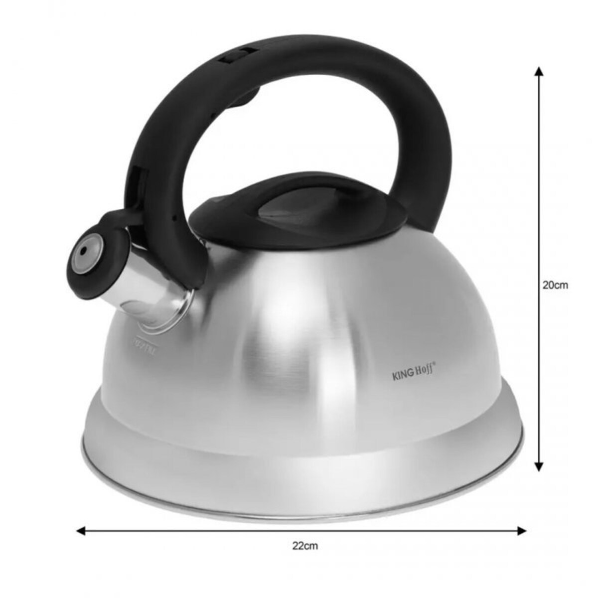 Czajnik 3L Z Gwizdkiem Kinghoff