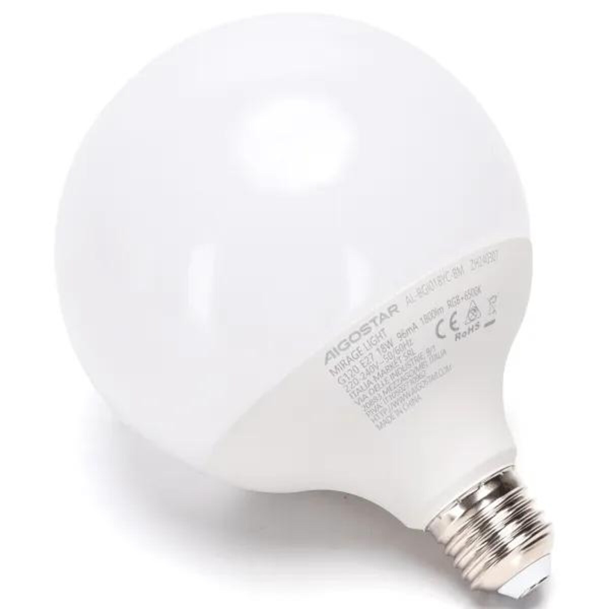 inteligentna lampa ambientowa bluetooth mesh g120 e27 18w rgbw