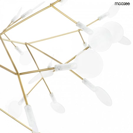 Wisząca lampa Flora MSE010100205 listki LED 22,5W złota