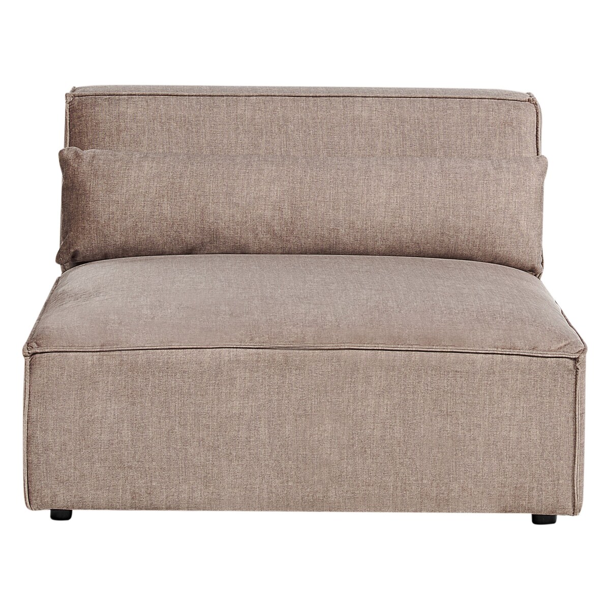 Sofa 3-osobowa modułowa brązowa HELLNAR