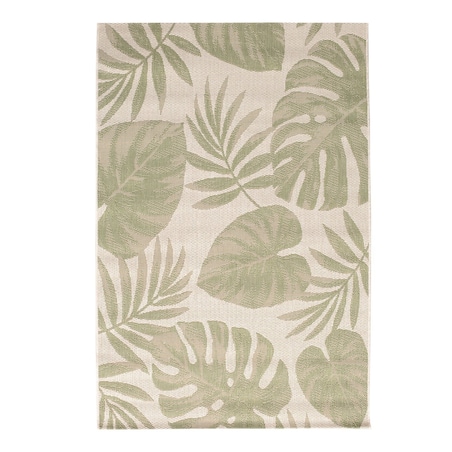 Dywan Cottage beige/ jungle green 120x170cm, 120 x 170 cm