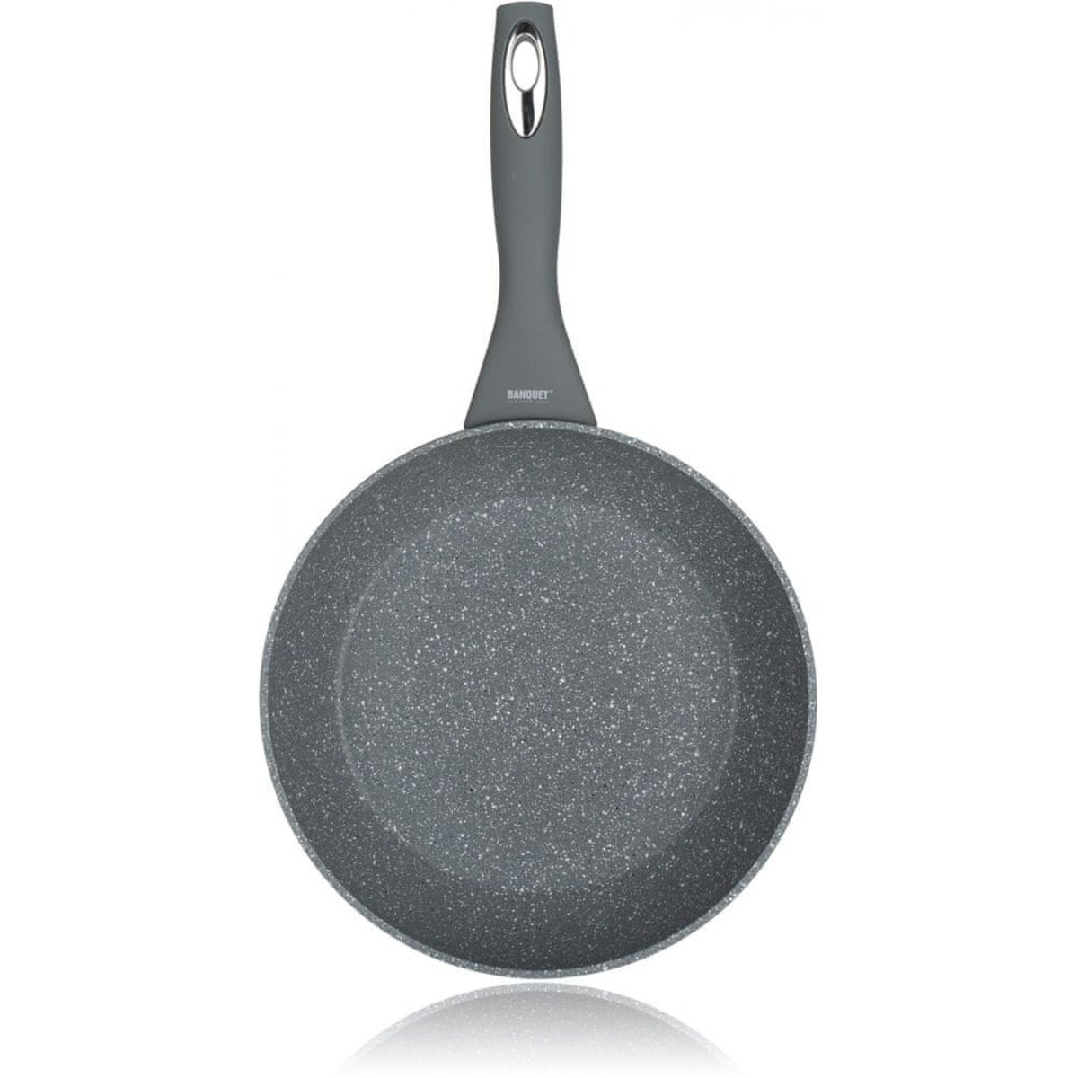 PATELNIA GRANITE 24 cm BANQUET marmurkowa do smażenia kuchenna indukcja