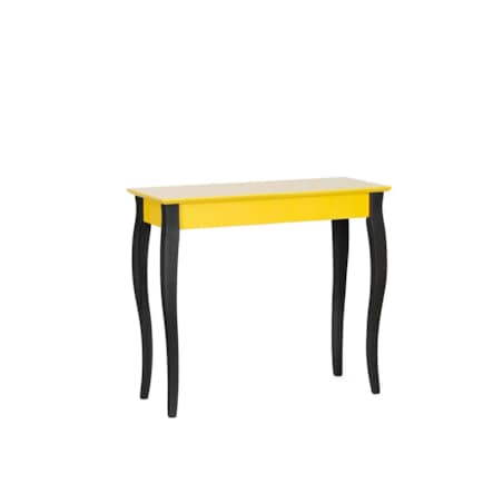 Konsola LILLO 85x35 żółta/czarna