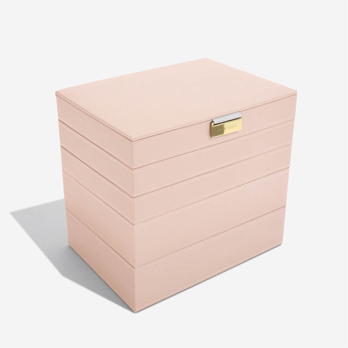 Szkatułka na biżuterię Stackers pięcioelementowa classic różowa