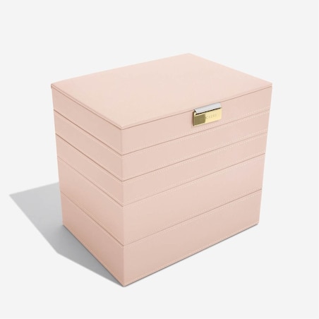 Szkatułka na biżuterię Stackers pięcioelementowa classic różowa