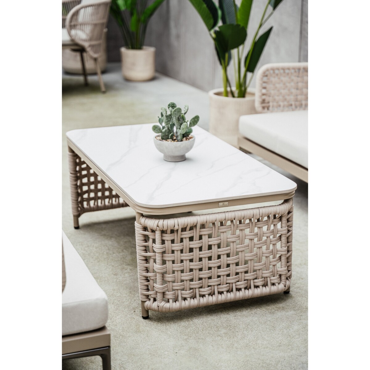 STOLIK ALUMINIOWY TIZIANO SZAMPAŃSKI