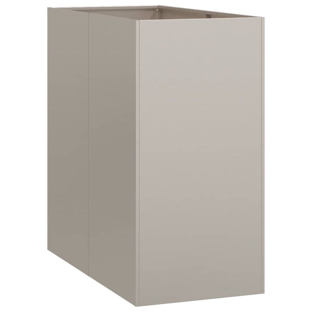 vidaXL Doniczka Rusty 40x80x80 cm Stal nierdzewna