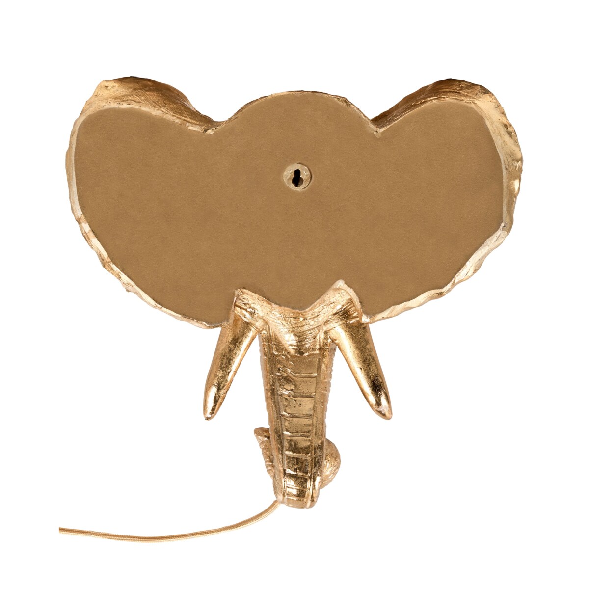 Lampa ścienna Słoń ELEPHANTI Złoty
