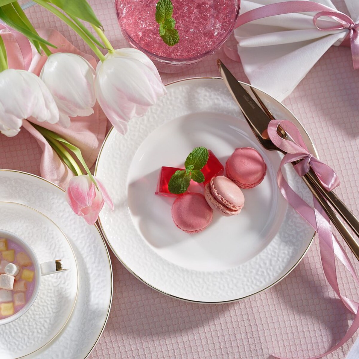 VILLA ITALIA Talerzyk deserowy śniadaniowy 21,5 cm porcelanowy IDALIA