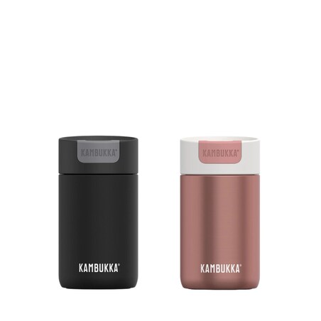 Kambukka 2x kubek termiczny Olympus 300ml Zestaw Black Rose