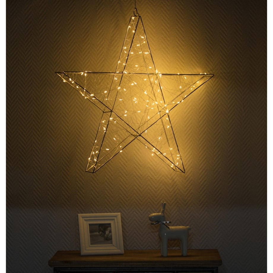 Dekoracja Shining Star 58cm boże narodzenie, święta, świąteczne, , 58 x 8 x 58 cm