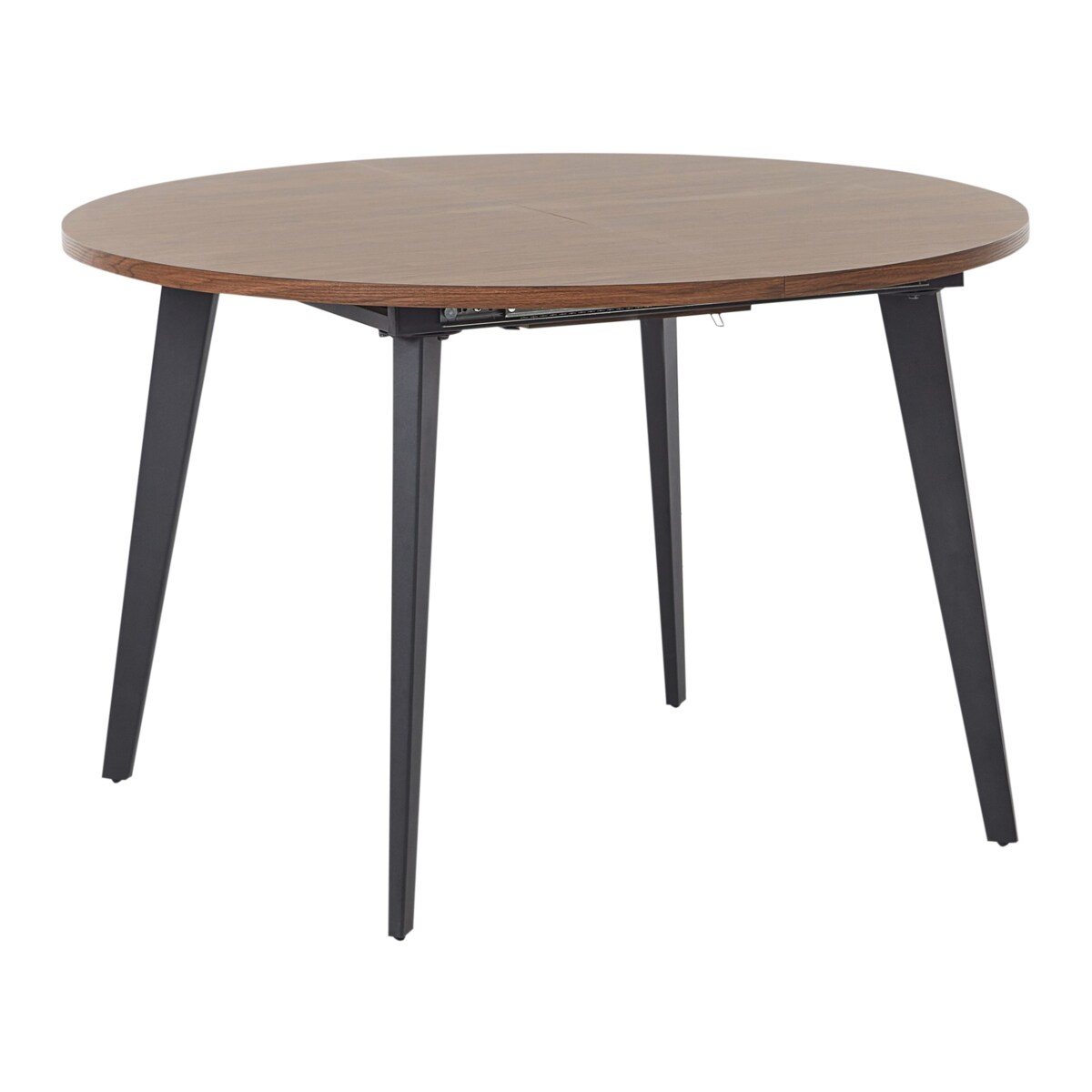 Stół do jadalni rozkładany BOVINA Ciemnobrązowy 120/150 cm 120 cm Drewno