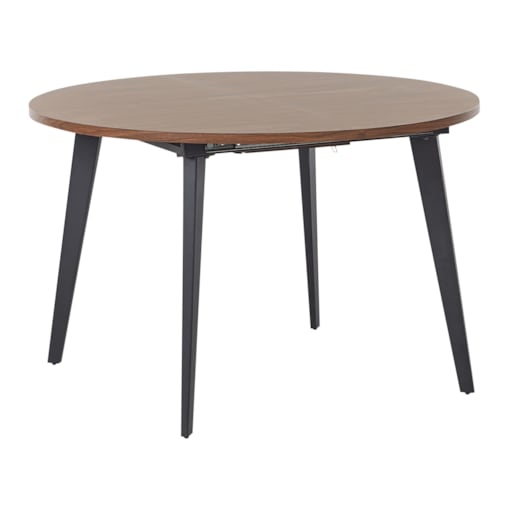 Stół do jadalni rozkładany BOVINA Ciemnobrązowy 120/150 cm 120 cm Drewno