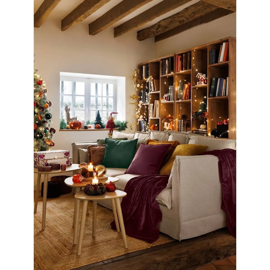 Wieniec wianek świąteczny z jabłkami 35 cm