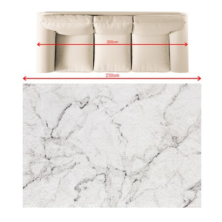 Dywan Calvado pearl/black 160x230 cm, 160x230 cm