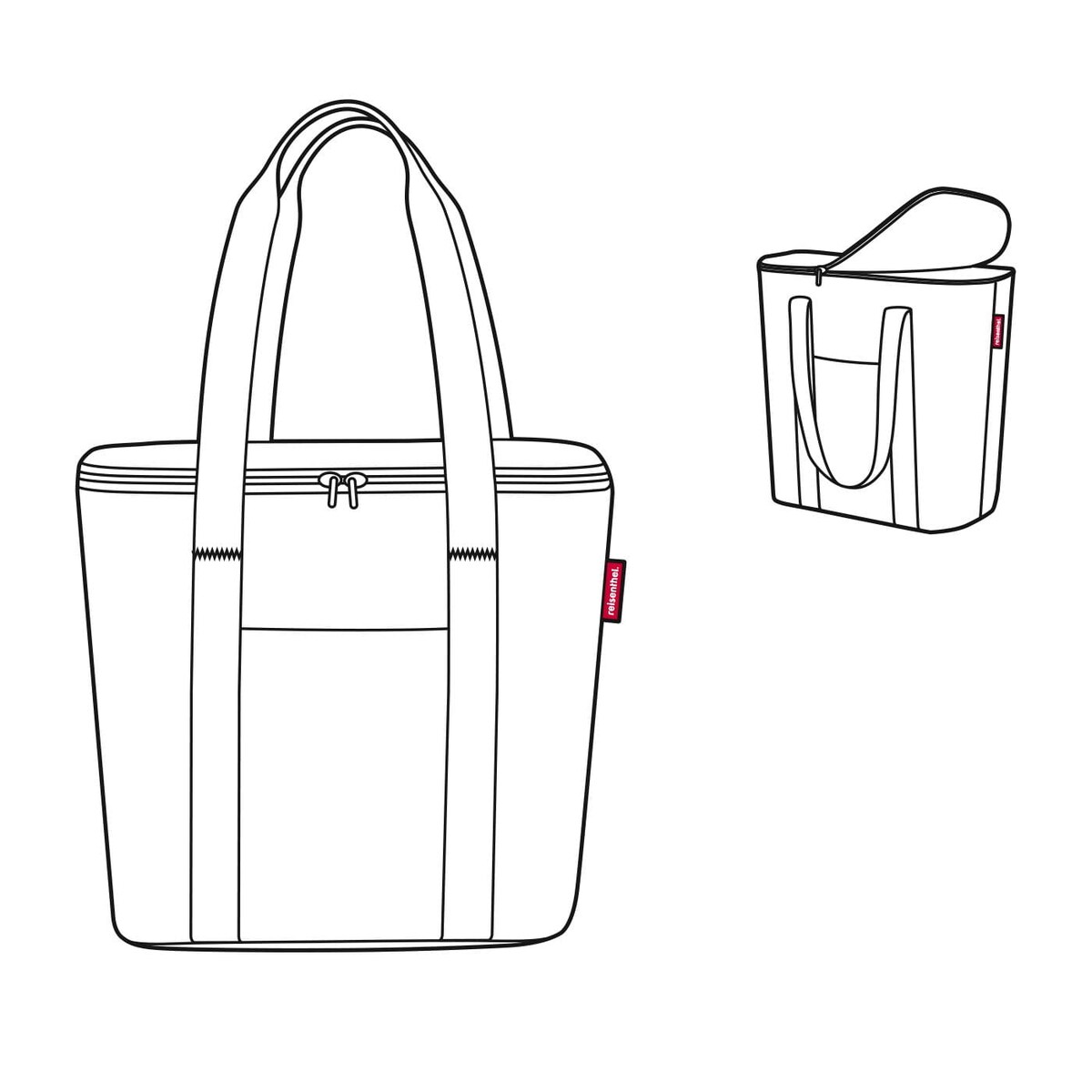 Torba THERMOSHOPPER, dots white