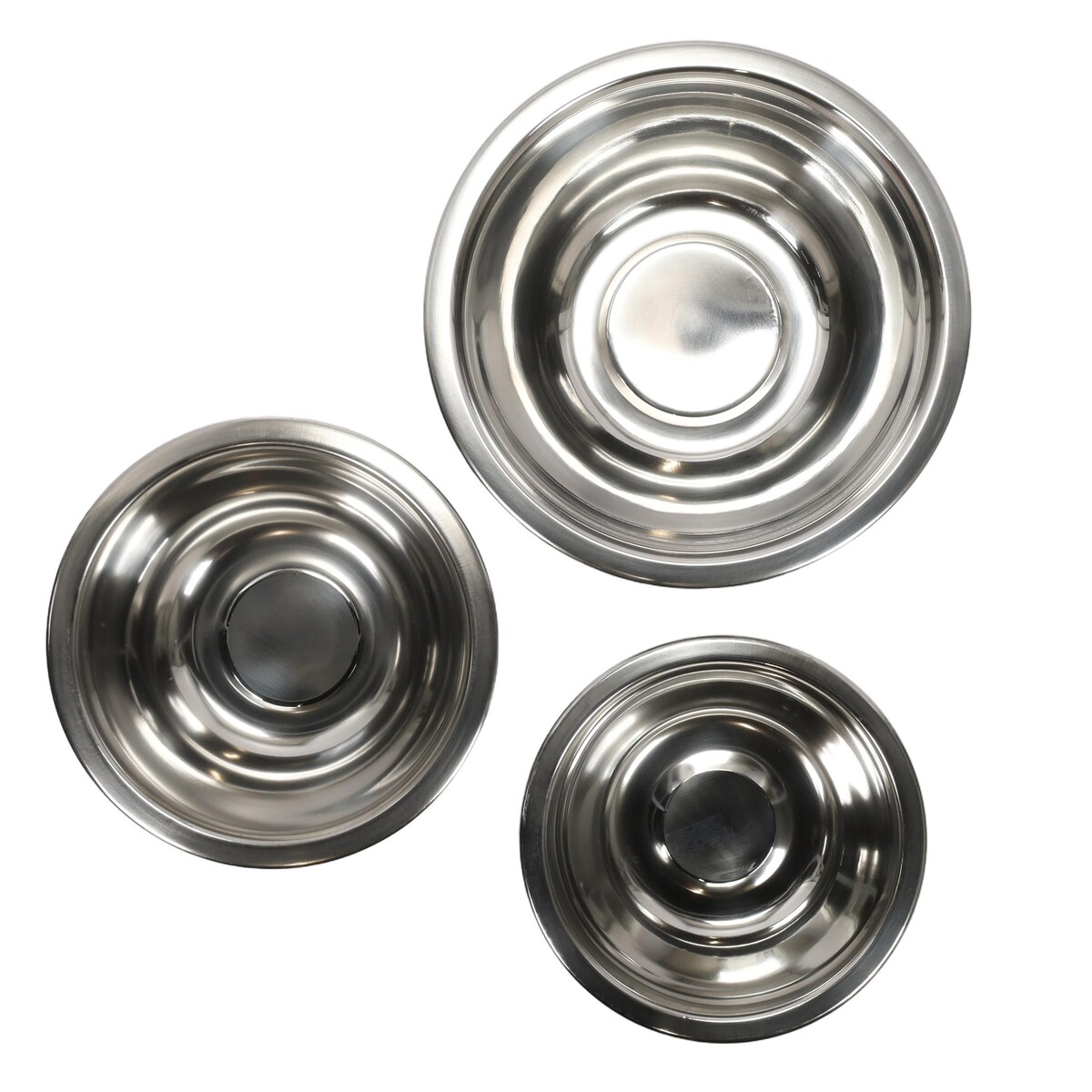 Miska ze stali nierdzewnej, zestaw 3 mis kuchennych 700 ml, 950 ml, 1900 ml