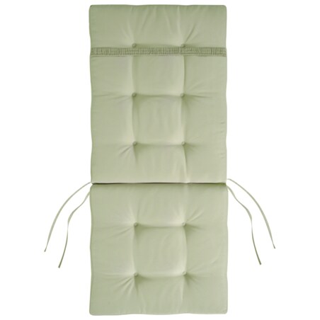 Zestaw 2 krzeseł ogrodowych z poduszkami MAUI PREMIUM Drewno akacjowe Jasnozielony