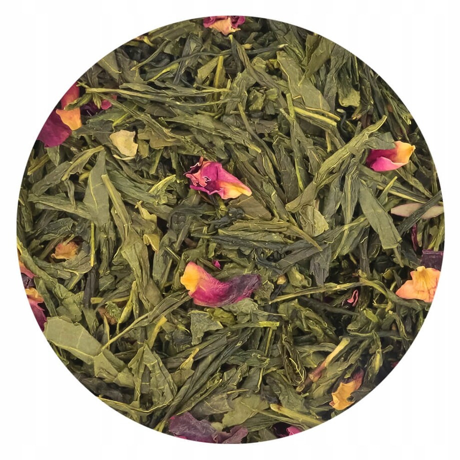 Herbata zielona sypana JAPOŃSKA WIŚNIA o smaku wiśniowym PREMIUM Cup&You - herbata liściasta sypana mieszanka napar susz - gotowa na prezent upominek