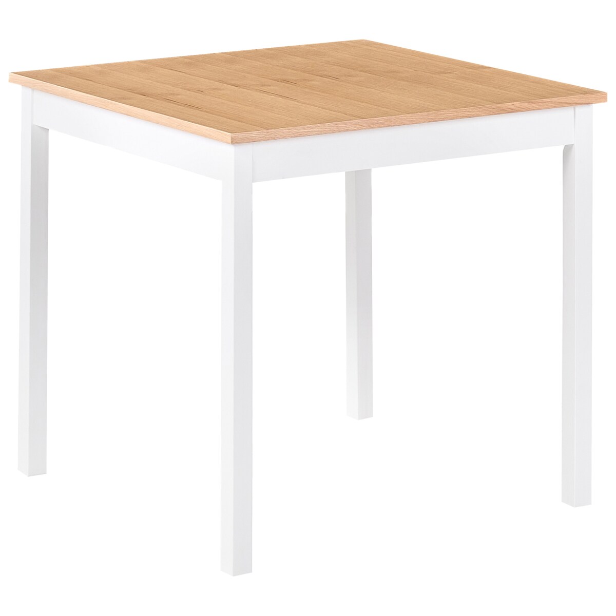 Stół do jadalni BATTERSBY Dąb jasny 80 cm 80 cm