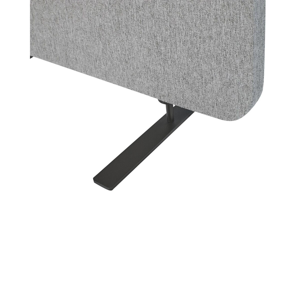 Przegroda biurkowa 184 x 184 cm Jasnoszary STANDI