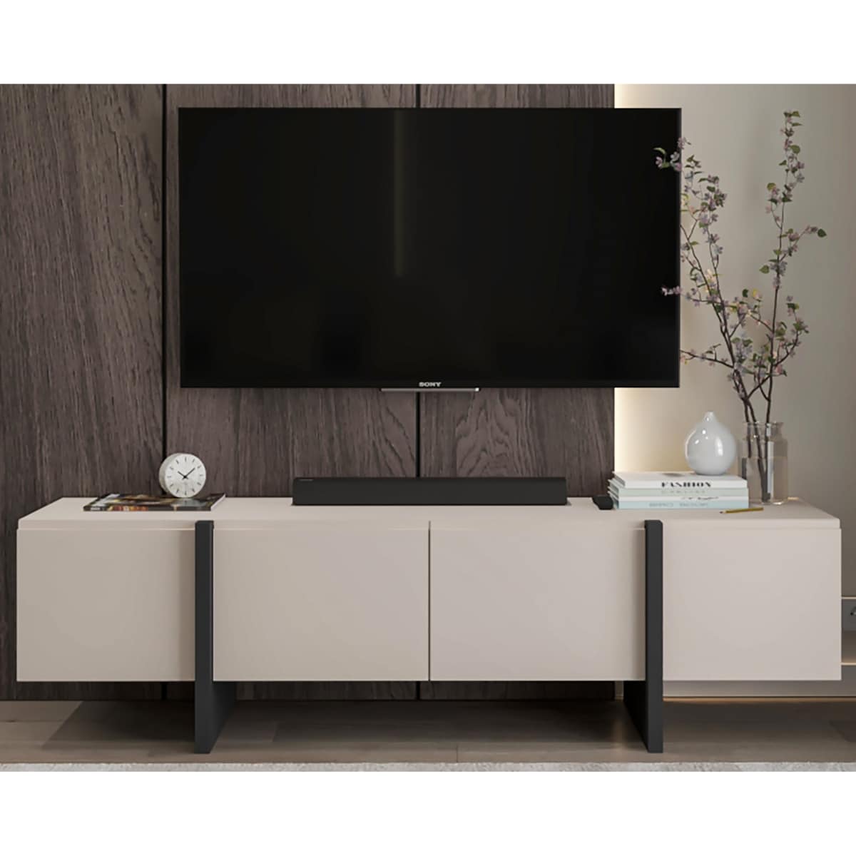 Oryginalna Szafka RTV Kenzo Komoda RTV Boho Kaszmir Mat 180 cm