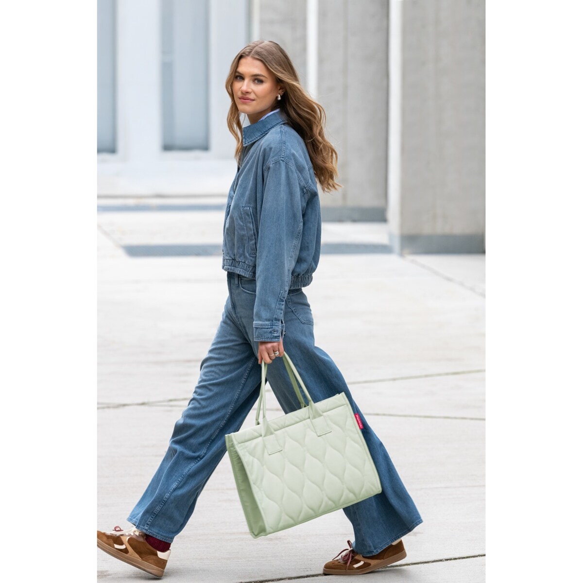 Torba DAILY SHOPPER, puffer iced matcha