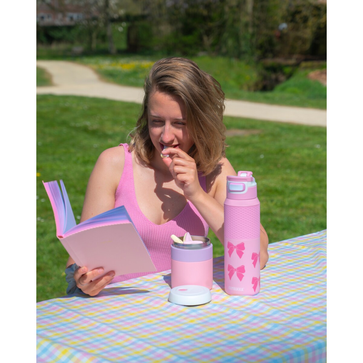 Butelka termiczna termos Elton Insulated 1000ml Baby Girl