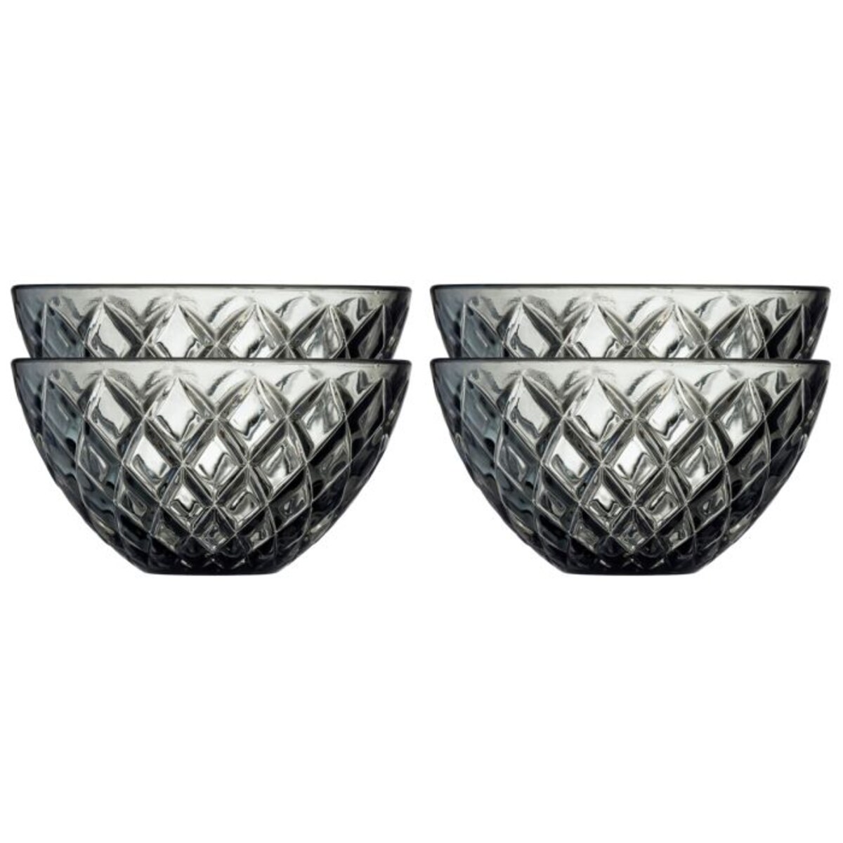 Miska Sorrento 12 cm 4 sztuki szara 29033