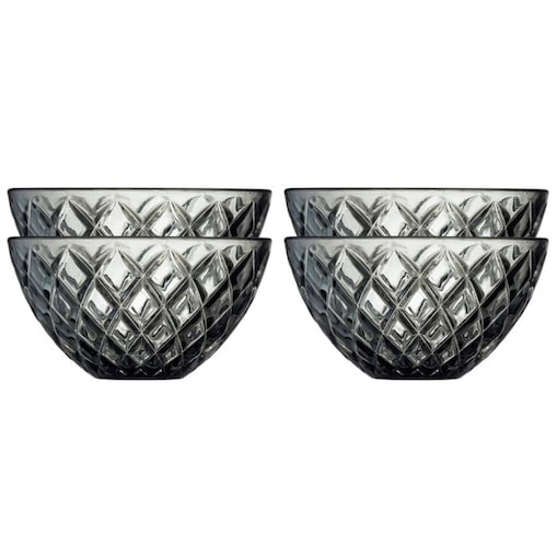 Miska Sorrento 12 cm 4 sztuki szara 29033