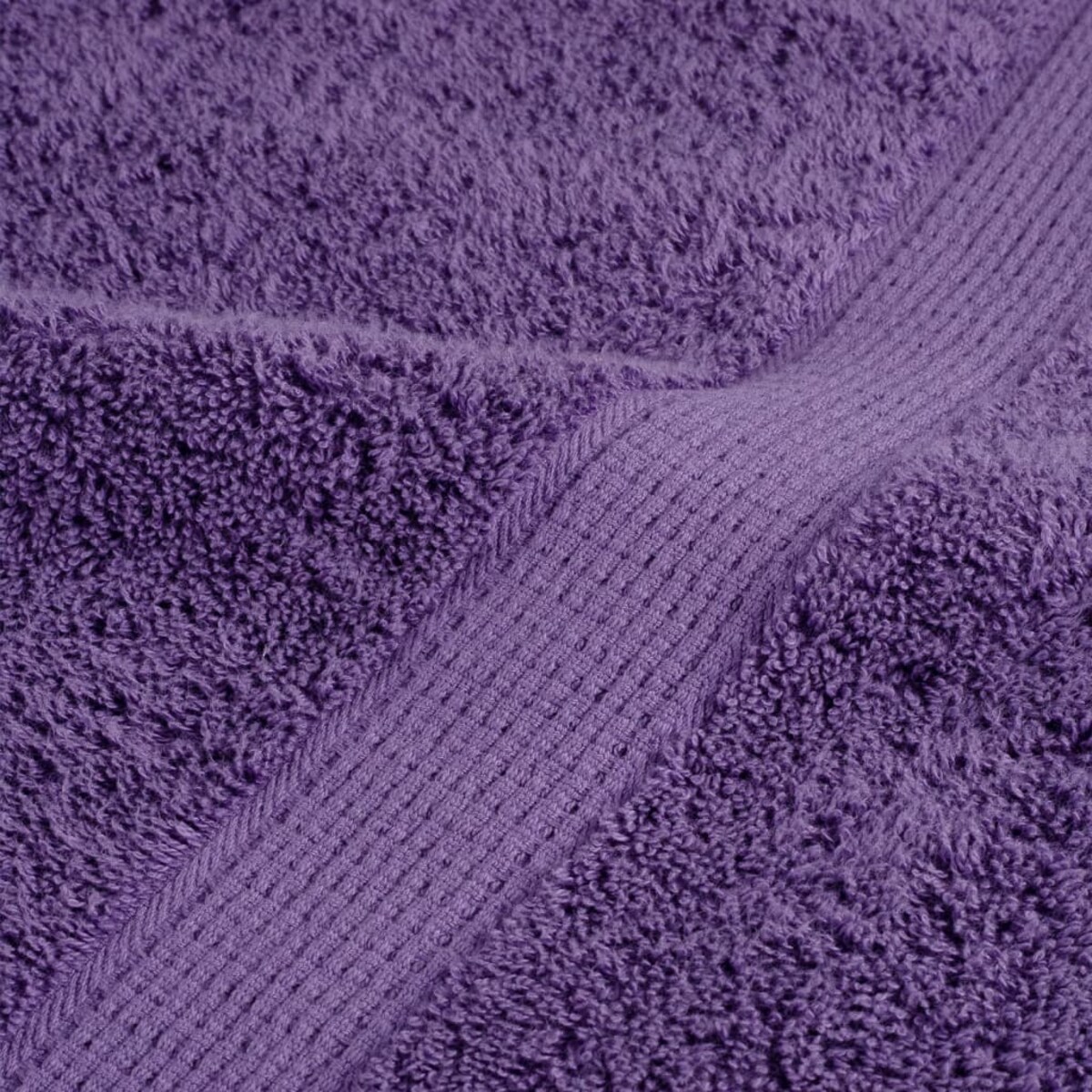 vidaXL Ręczniki premium SOLUND 4 szt. fioletowe, 100x200 cm, 600 g/cm²