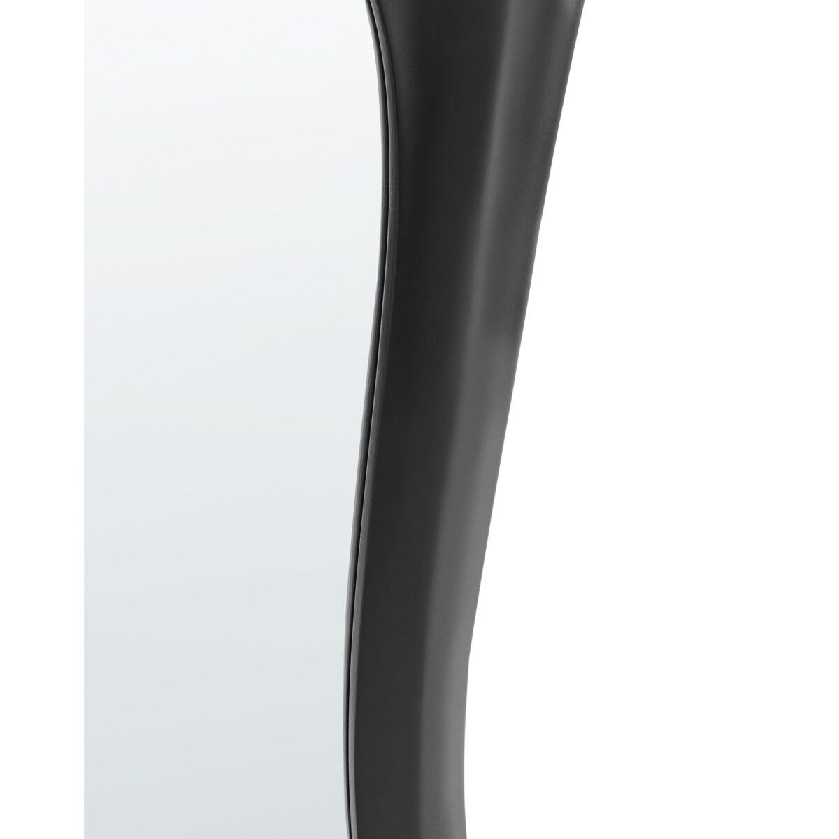 Lustro ścienne LANESTER 70 cm 100 cm Czarny