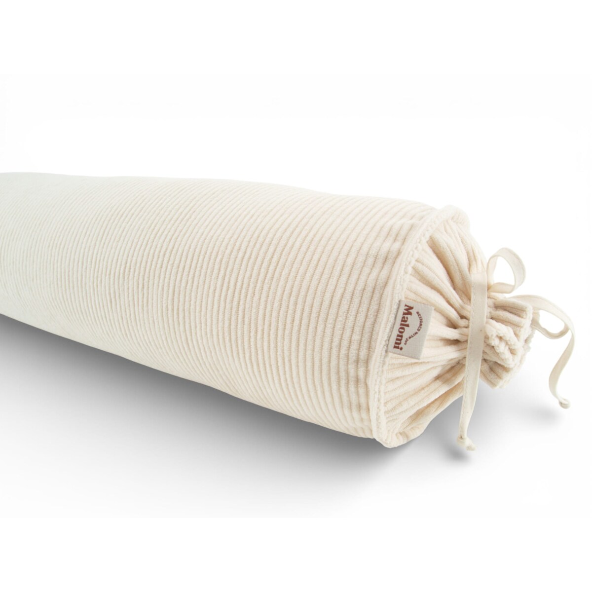 Poduszka dekoracyjna wałek sztruksowy natural