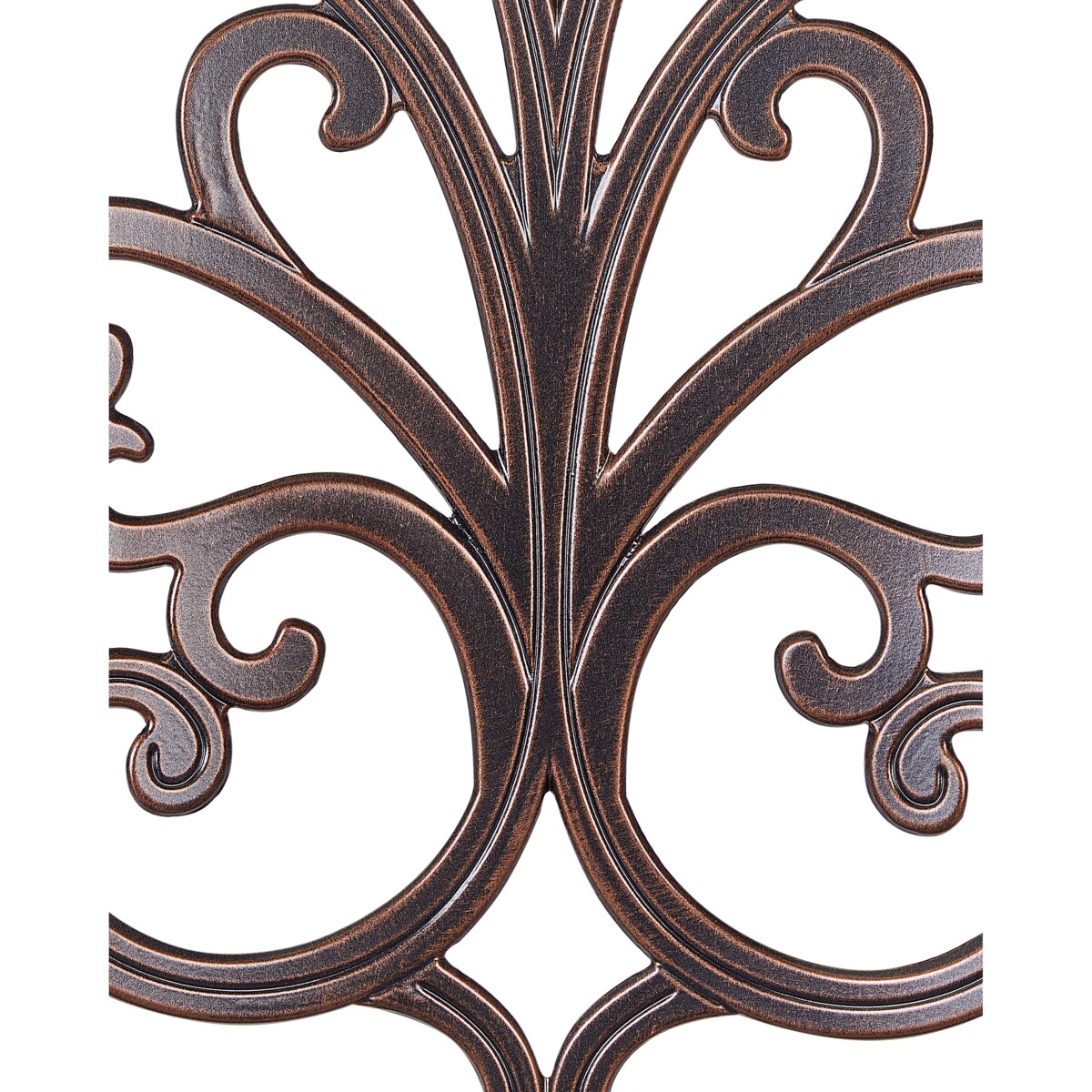 Krzesło ogrodowe Metal Brązowy TRIORA