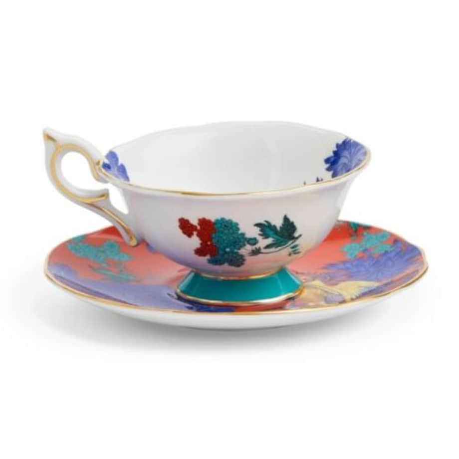 Filiżanka do herbaty ze spodkiem Golden Parrot Wonderlust Wedgwood