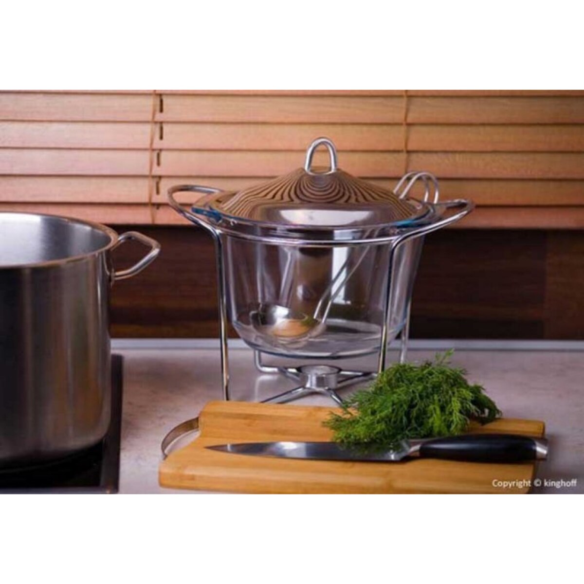 Podgrzewacz Żaroodporny Waza 4,1L Kinghoff Kh-1413