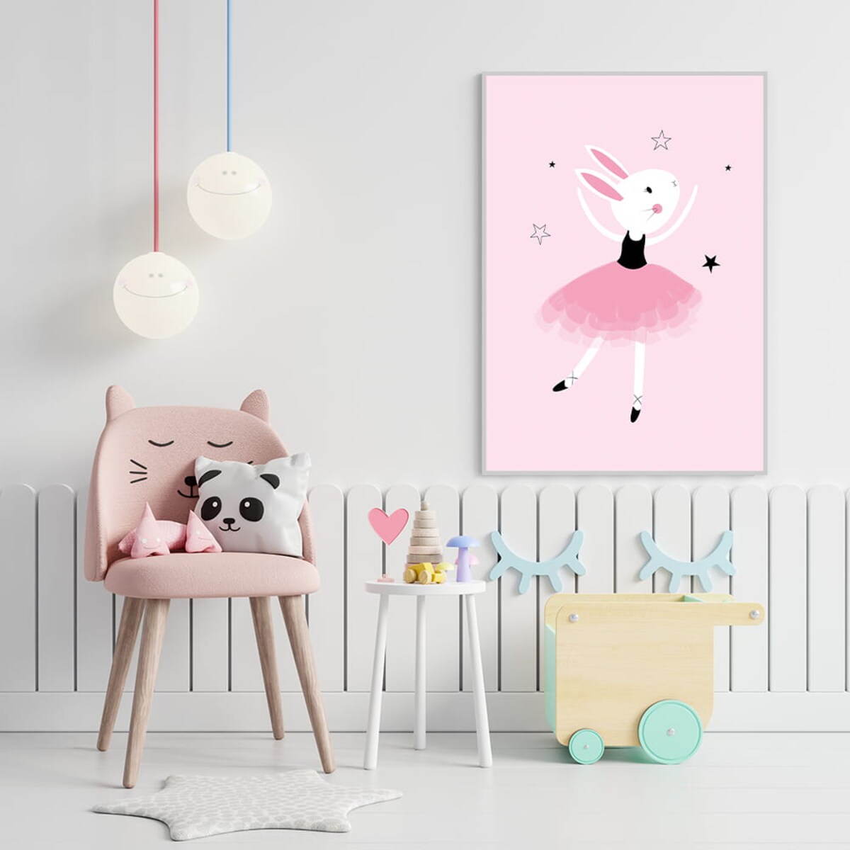 plakat cute ballerina 2 30x40 cm