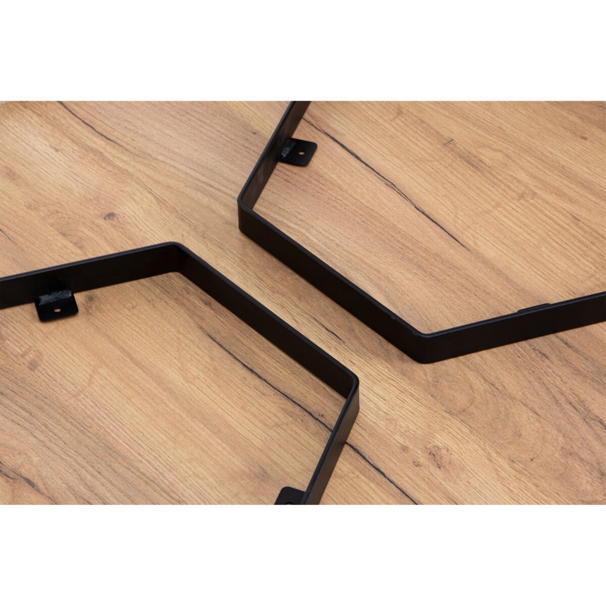 KONSIMO CETO Stół w industrialnym stylu matowy złoty