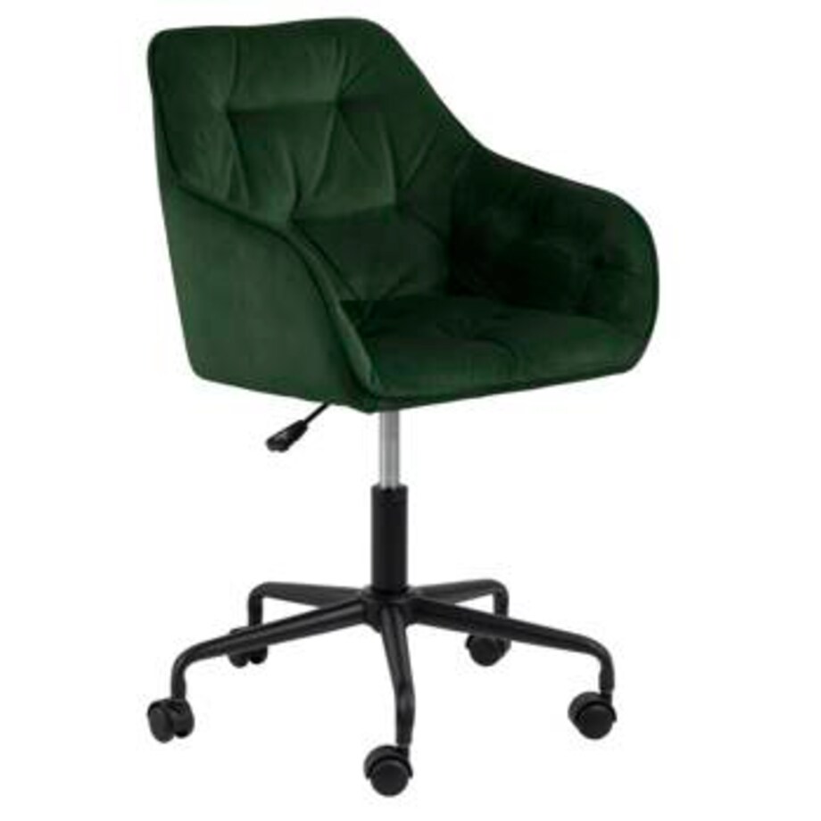 Fotel biurowy Brooke VIC zielony welwetowy