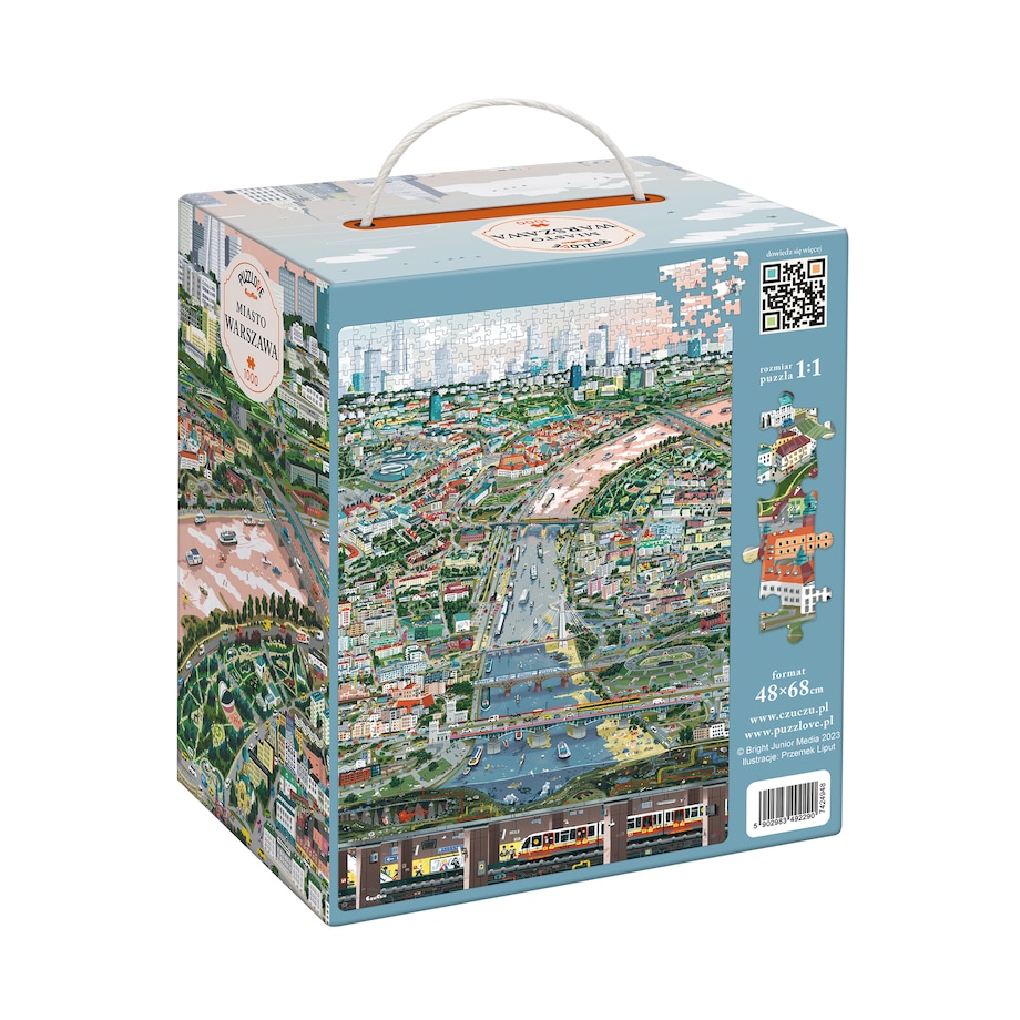 Puzzlove CzuCzu Miasto Warszawa 1000 el.