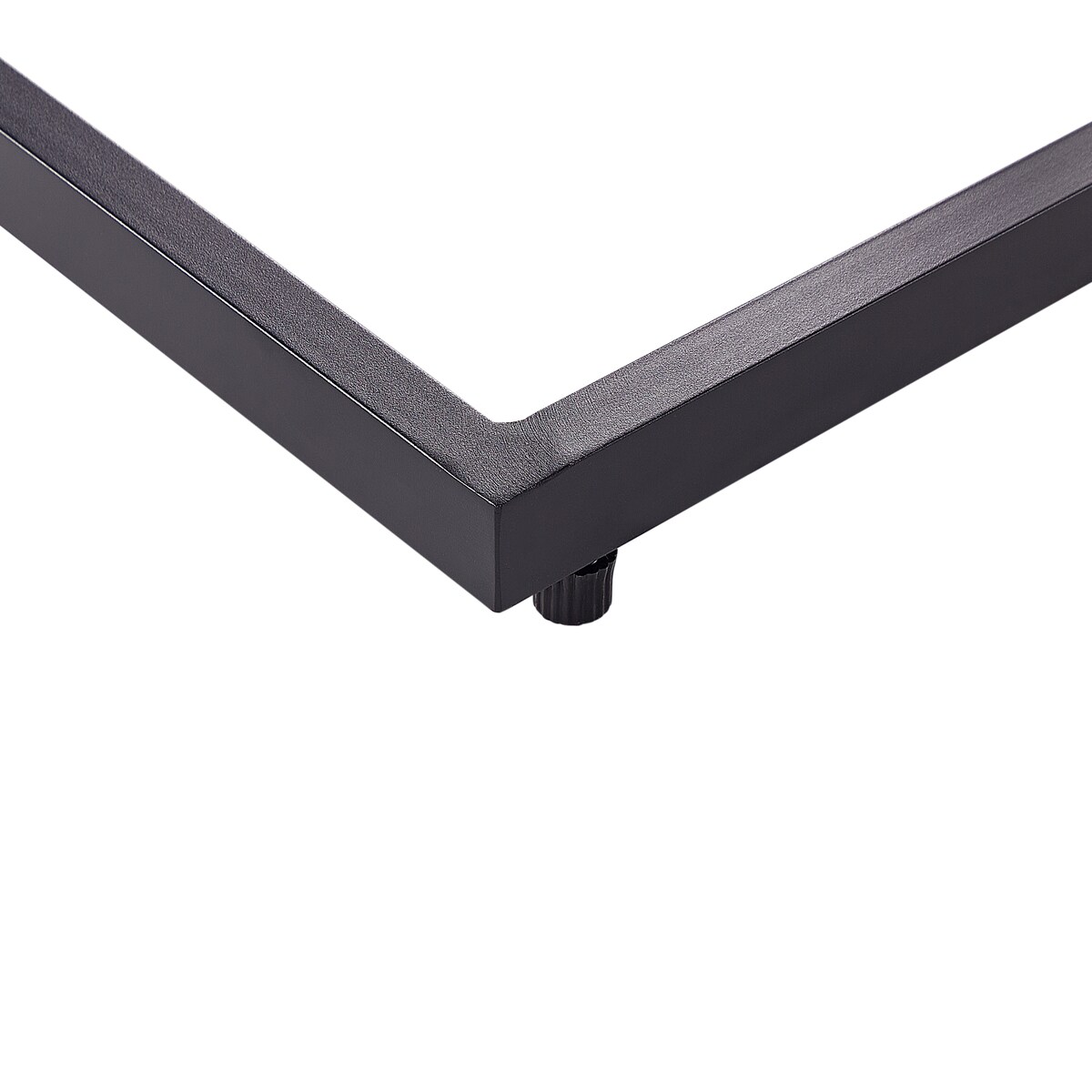 Stolik ogrodowy MESSINA 60 cm 35 cm Czarny