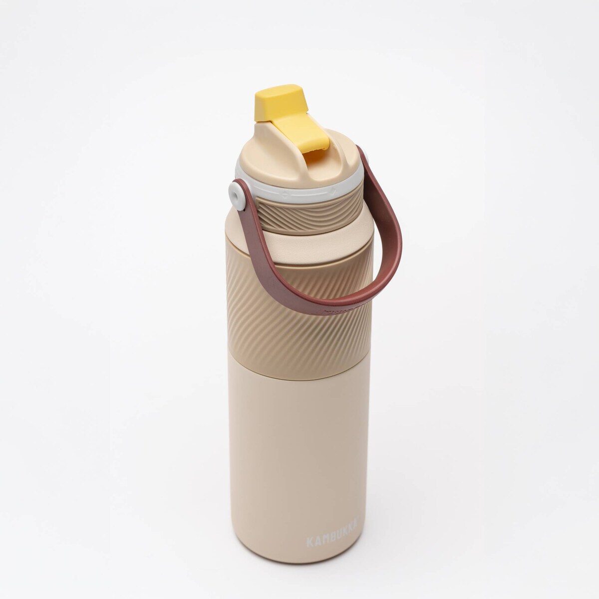 Butelka termiczna na wodę termos ze słomką Dupla Insulated 1000ml - Desert Sand