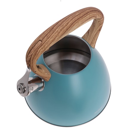 Czajnik stalowy z gwizdkiem lakierowany mat niebieski 3.0L KLAUSBERG