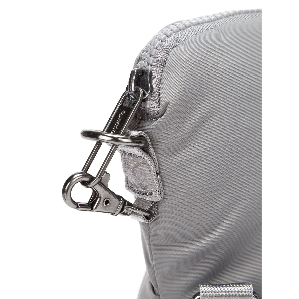 Składana torebka damska antykradzieżowa Pacsafe Citysafe CX Econyl® - jasnoszara