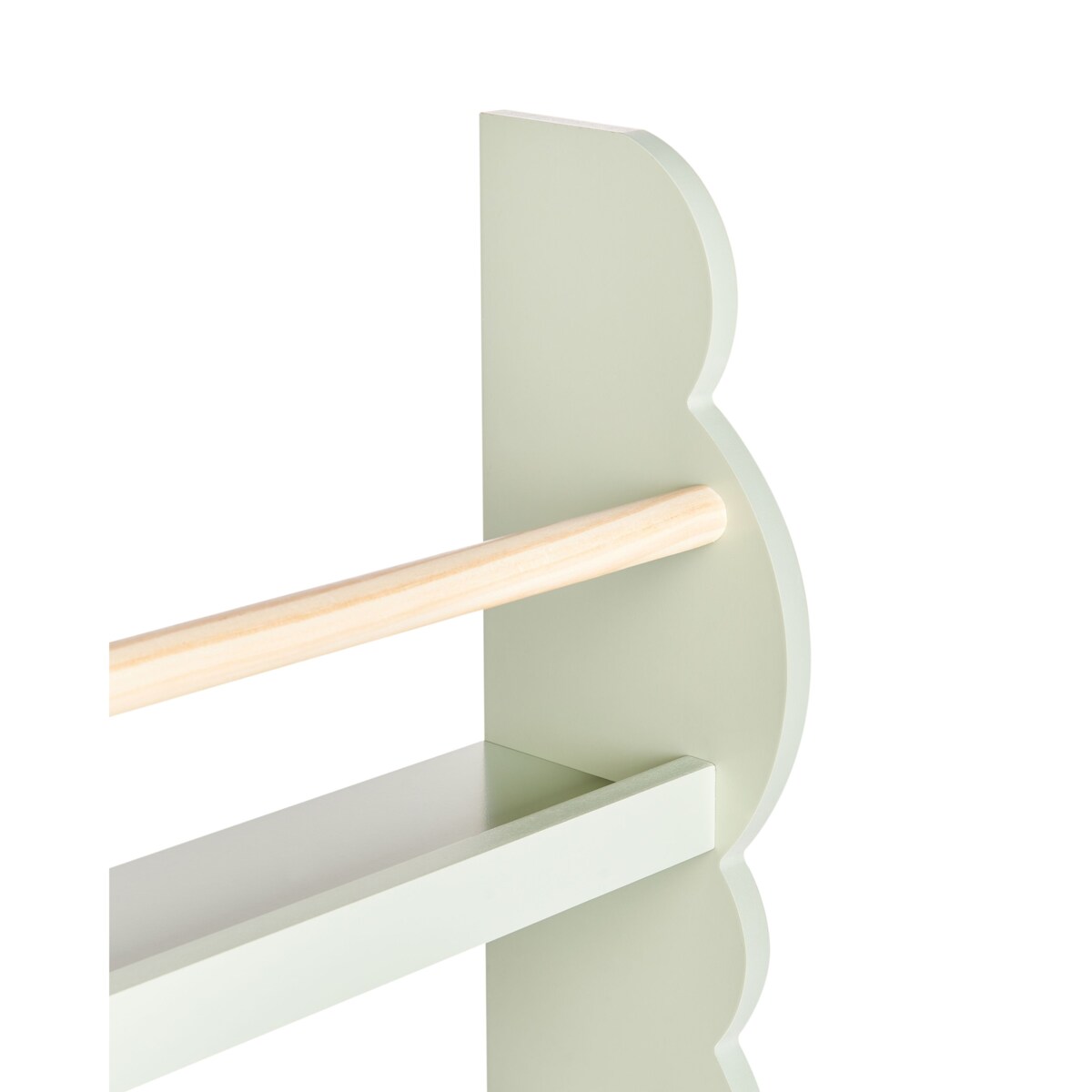 Regał ścienny MDF Jasnozielony RIGOLET