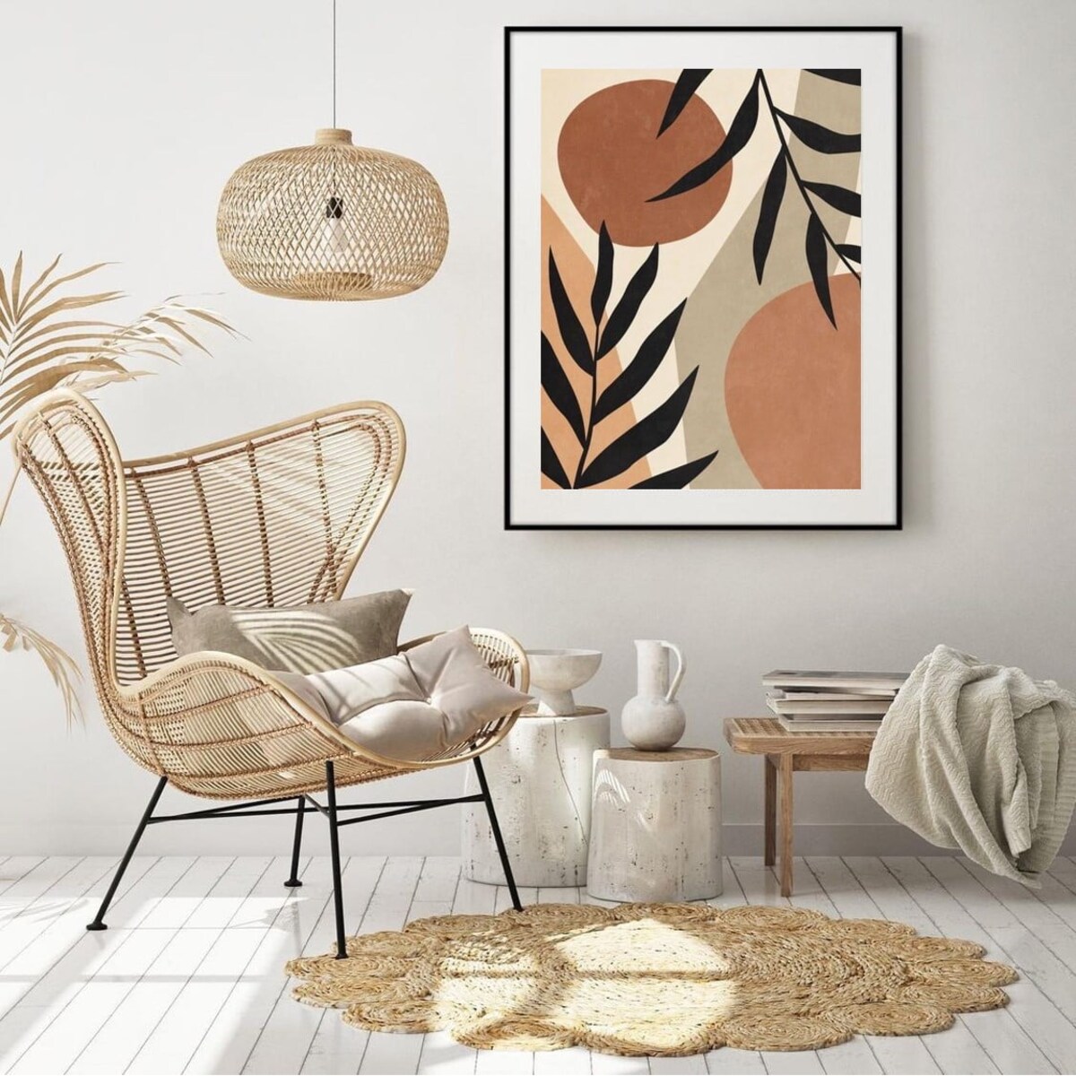 Poster Story, Plakat, Obraz - Gałązki i Kształty, wymiary 21 x 30 cm