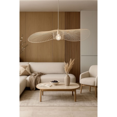 Lampa wisząca KP-21 BEŻ z serii KAPELUSZ