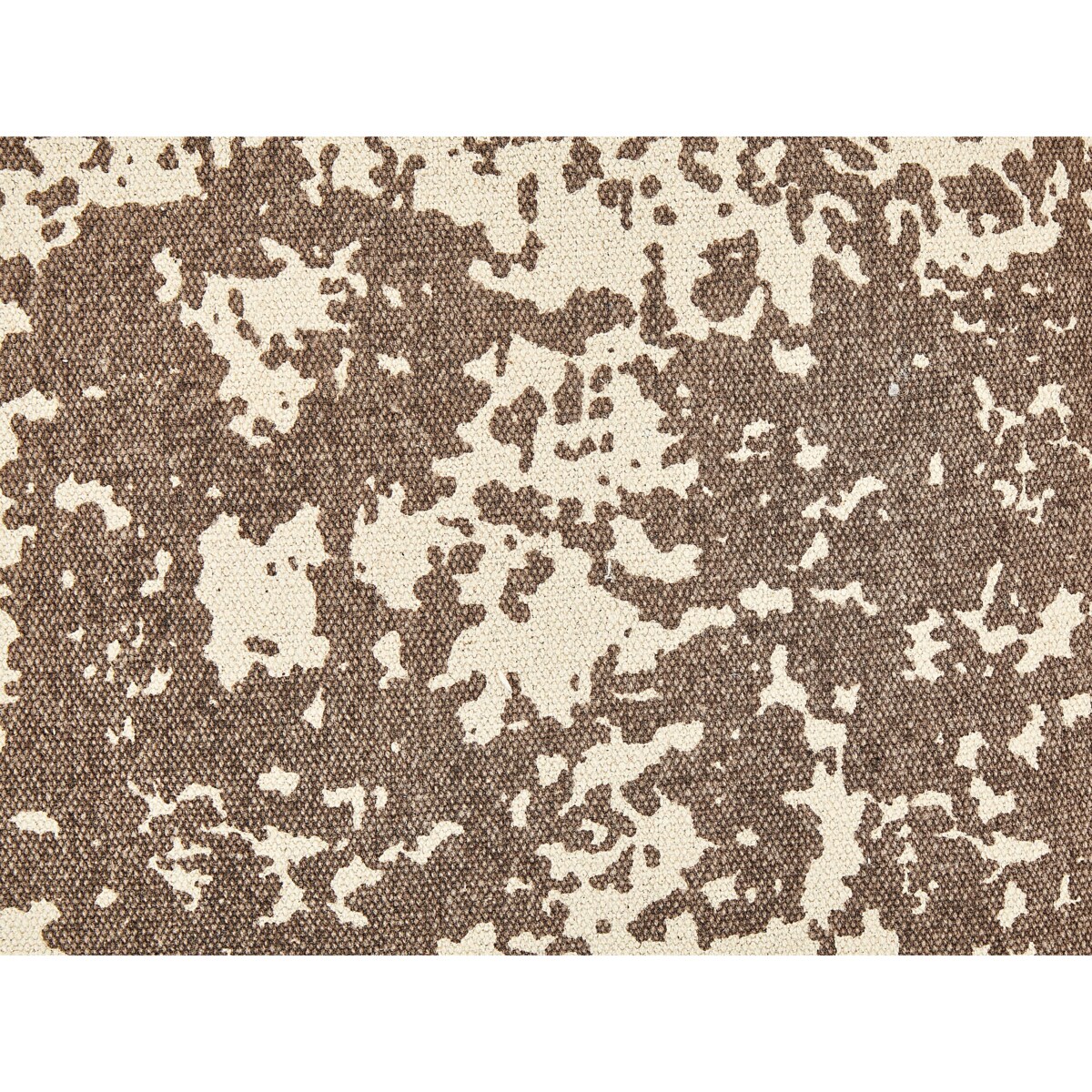 Poduszka podłogowa bawełniana 50 x 50 x 20 cm beżowo-brązowa SHASA